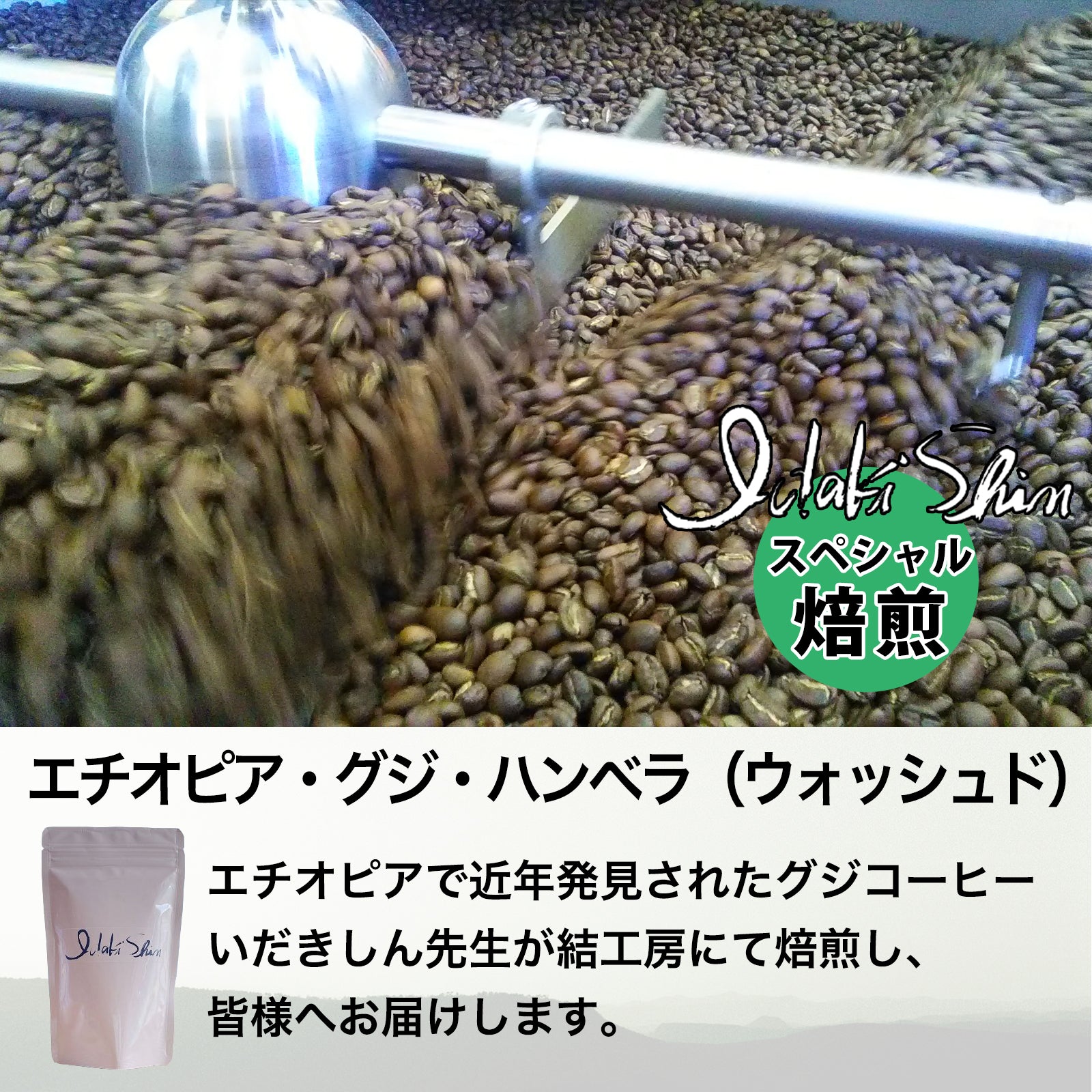 エチオピア・グジ・ハンベラ（ウォッシュド） 100g豆
